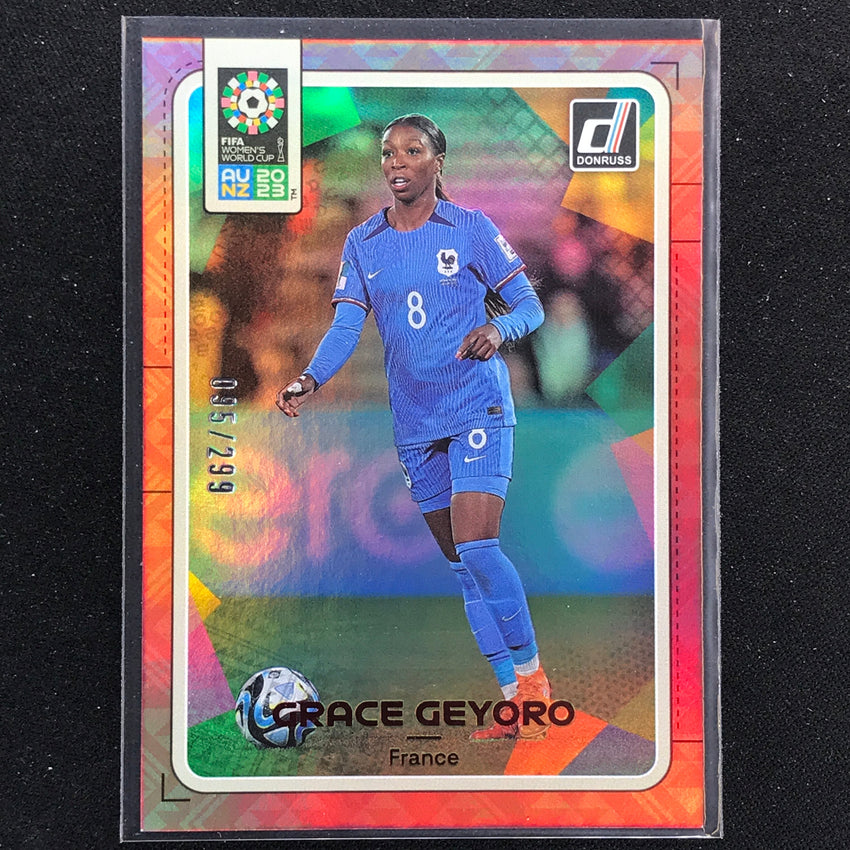 2023 Donruss Fifa Womens World Cup Grace Geyoro Red 95/299 No 63