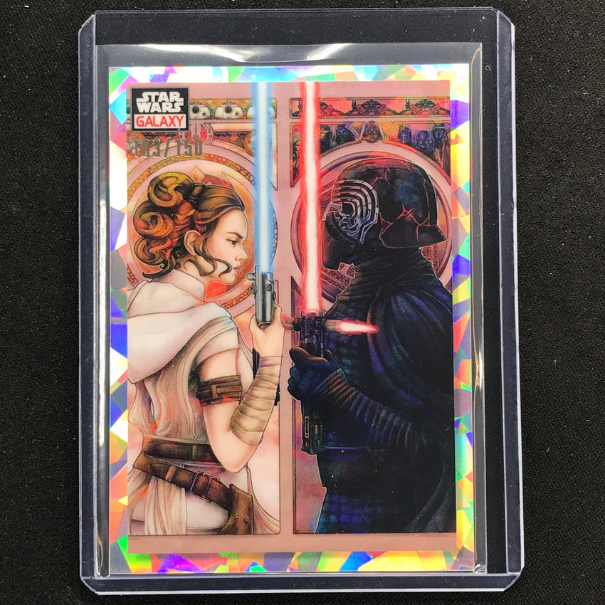 2023 Star Wars Galaxy Chrome A Dyad In The Force Base Atomic 103/150 No 48