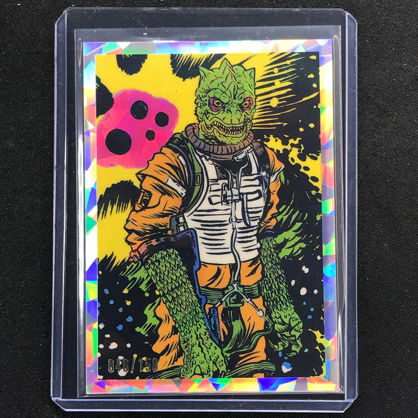 2023 Star Wars Galaxy Chrome Bossk Darth Vader Bounty Hunters Atomic 46/150