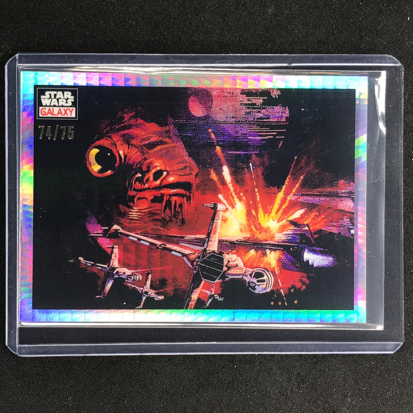 2023 Star Wars Galaxy Chrome FROM THE EYES OF THE ADMIRAL Base Prism 74/75 #28