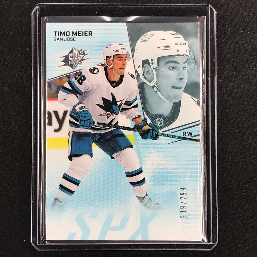 2022-23 Spx Nhl Timo Meier Veteran Base 239/299