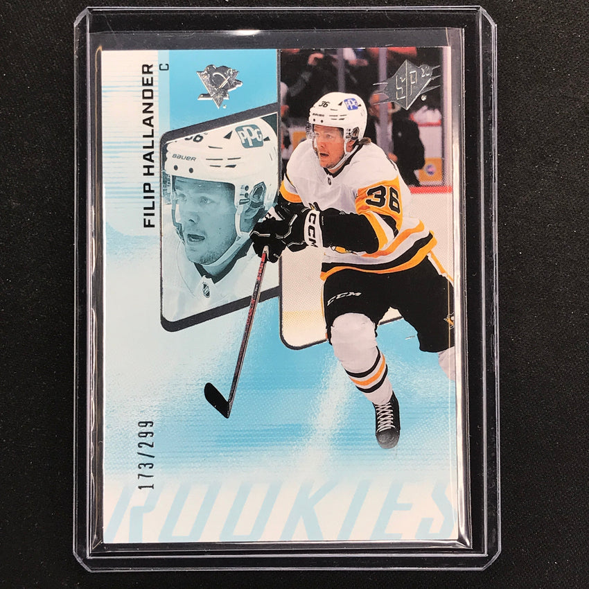 2022-23 Spx Nhl Filip Hallander Rookie Base 173/299