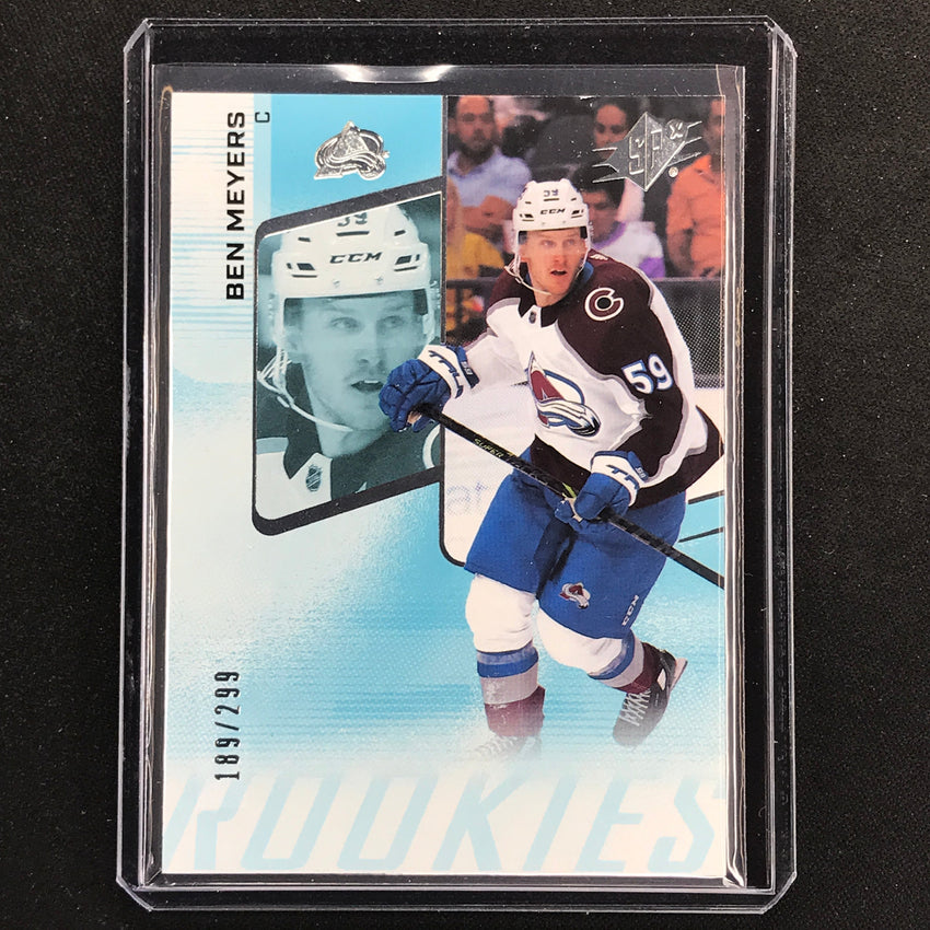 2022-23 Spx Nhl Ben Meyers Rookie Base 189/299
