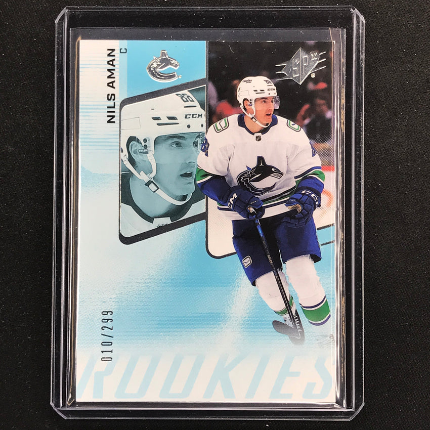 2022-23 Spx Nhl Nils Aman Rookie Base 10/299