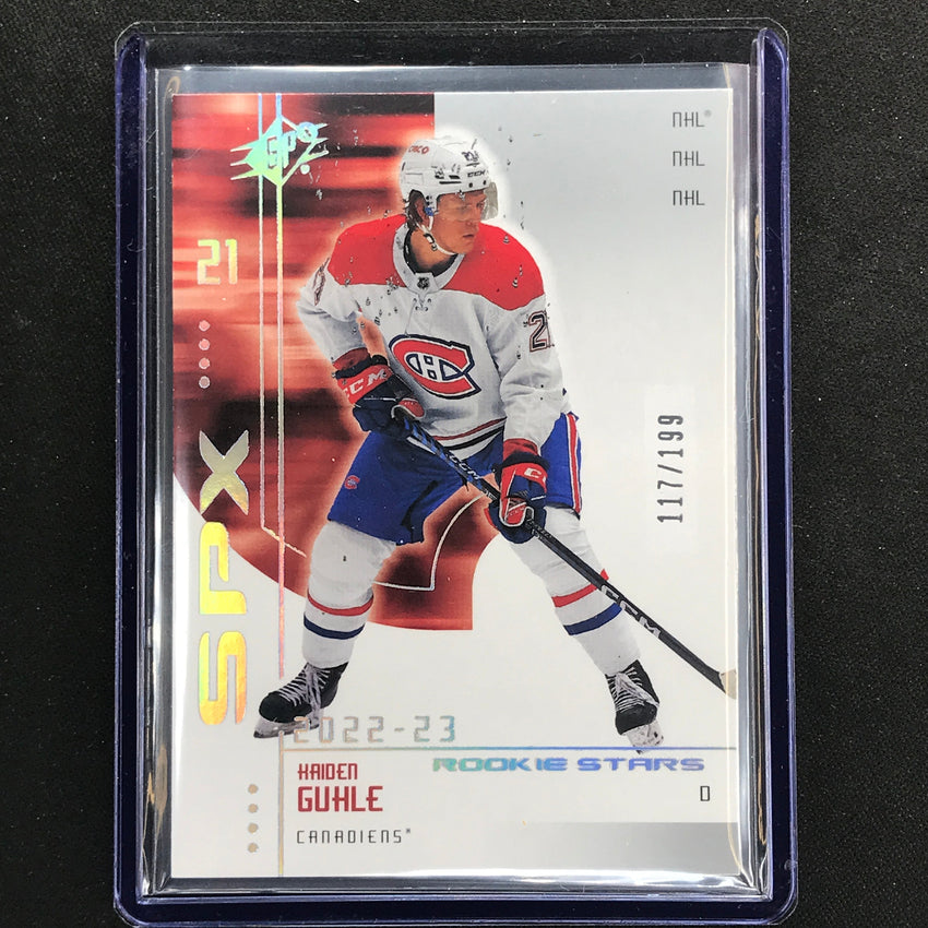 2022-23 Spx Nhl Kaiden Guhle 2002-03 Retro Rookie Base 117/199