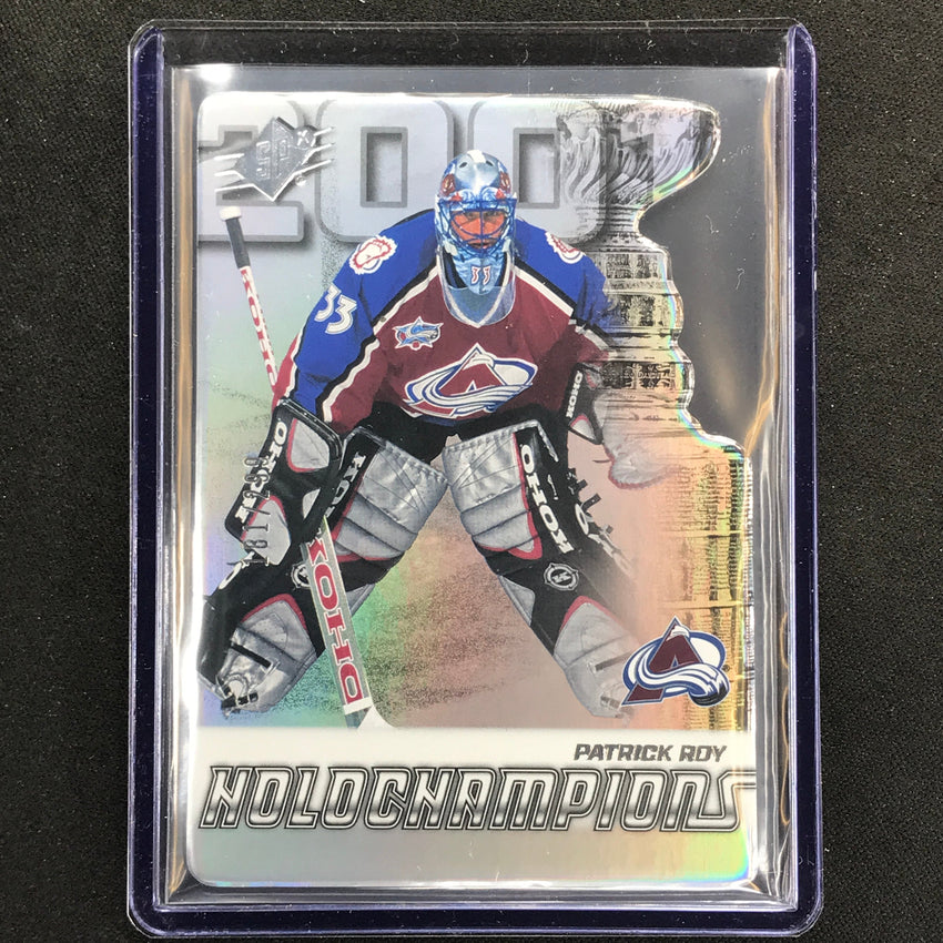 2022-23 Spx Nhl Patrick Roy Holochampions Die-cut Silver 181/299