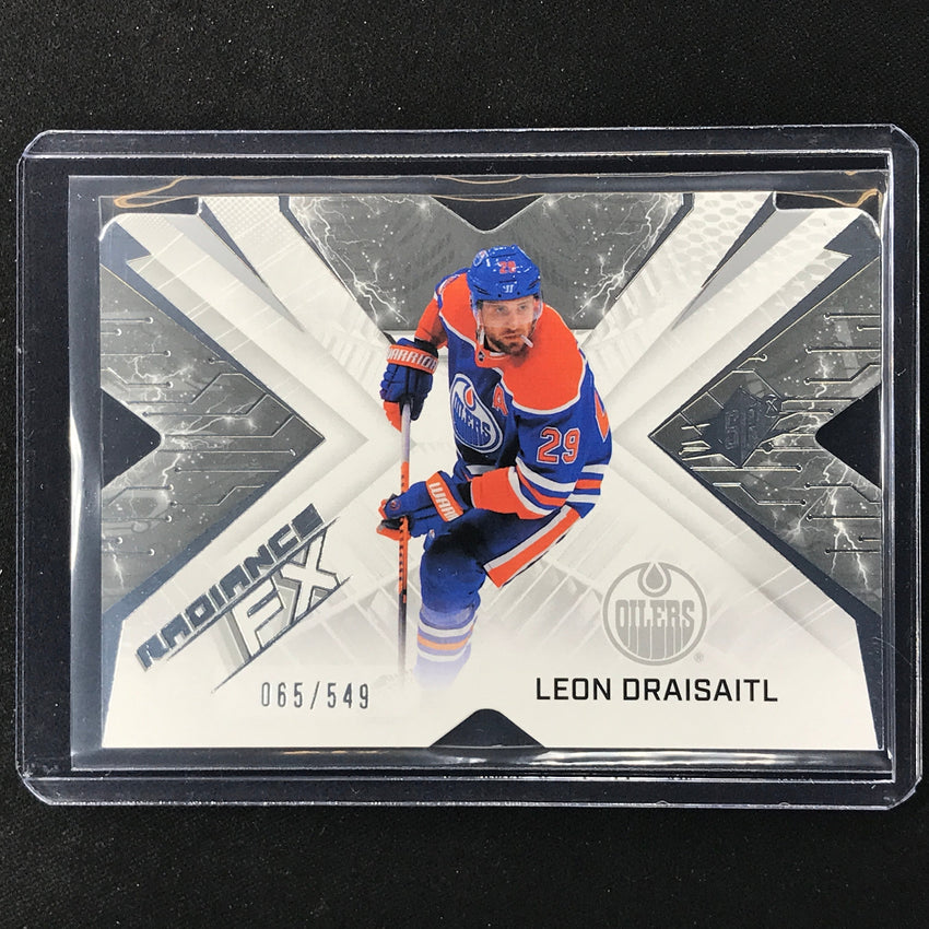 2022-23 Spx Nhl Leon Draisaitl Radiance Fx Veteran Silver 65/549