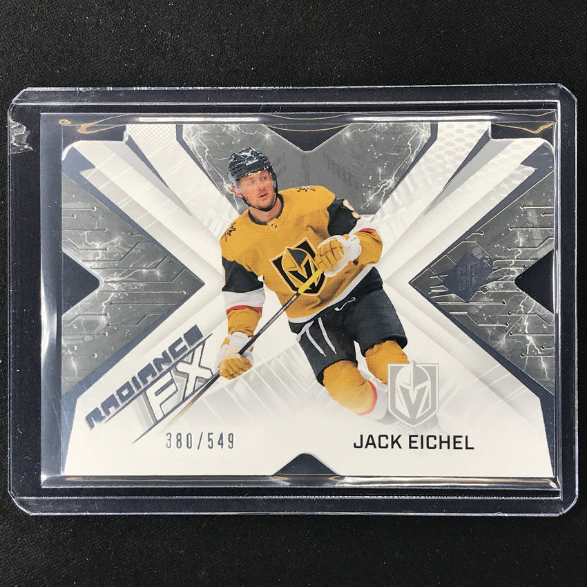 2022-23 Spx Nhl Jack Eichel Radiance Fx Veteran Silver 380/549