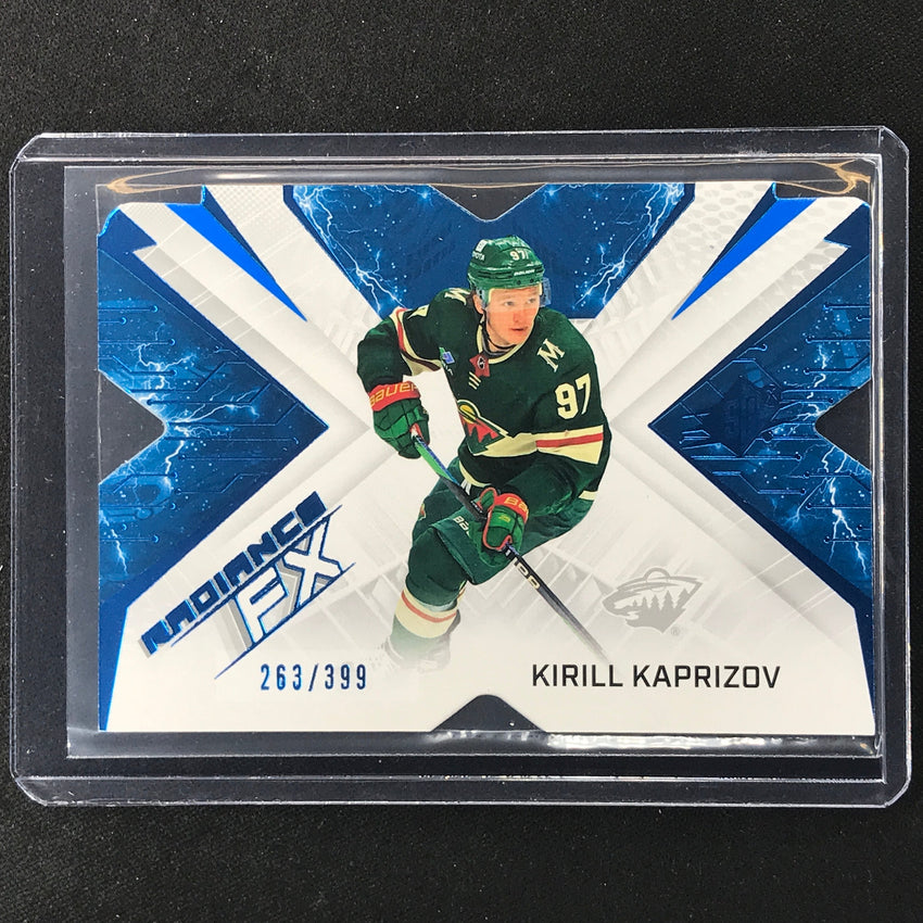 2022-23 Spx Nhl Kirill Kaprizov Radiance Fx Veteran Blue 263/399