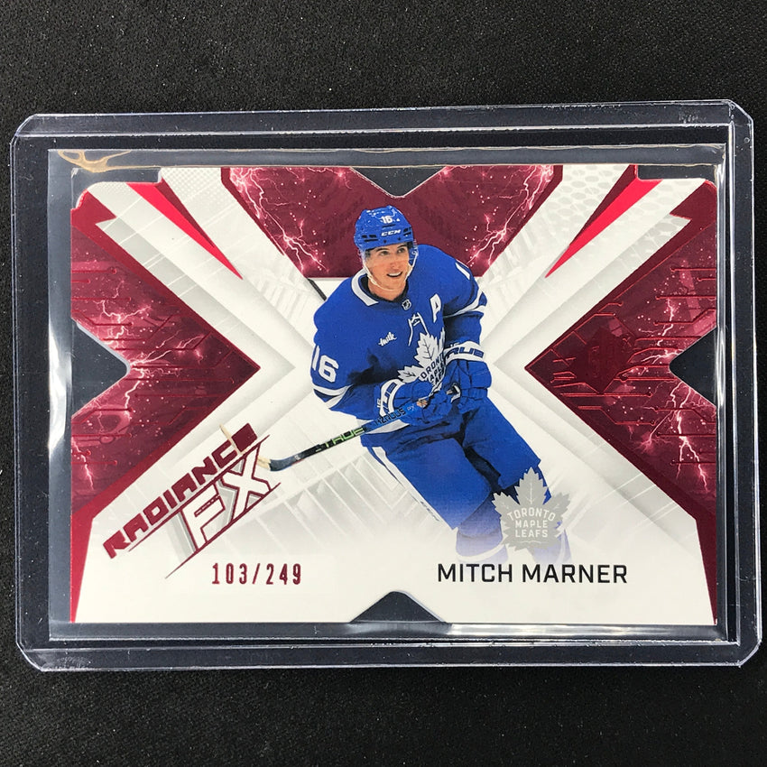 2022-23 Spx Nhl Mitch Marner Radiance Fx Veteran Red 103/249