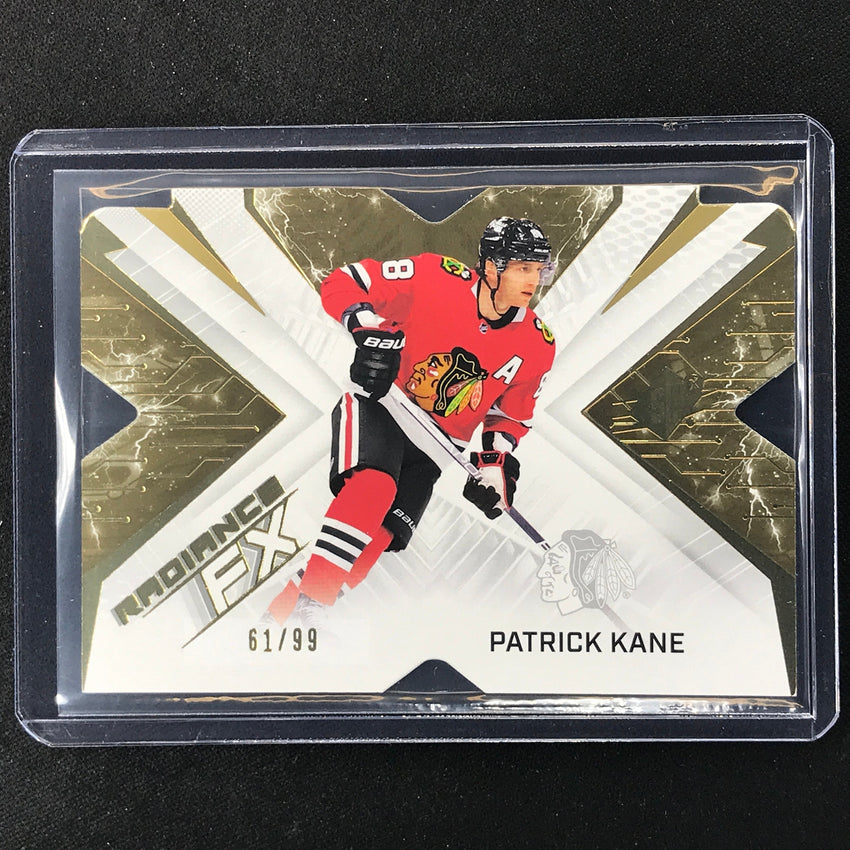 2022-23 Spx Nhl Patrick Kane Radiance Fx Veteran Gold 61/99