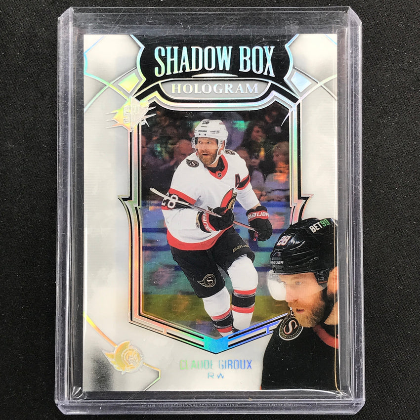 2022-23 Spx Nhl Claude Giroux Shadow Box Hologram Veteran Sp No 14