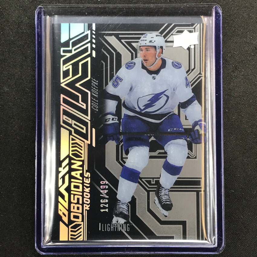 2022-23 Spx Nhl Cole Koepke Ud Black Obsidian Rookie Base 126/499