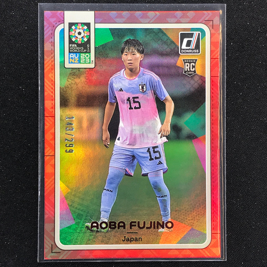 2023 Donruss Fifa Womens World Cup Aoba Fujino Rookie Red 143/299 No 92