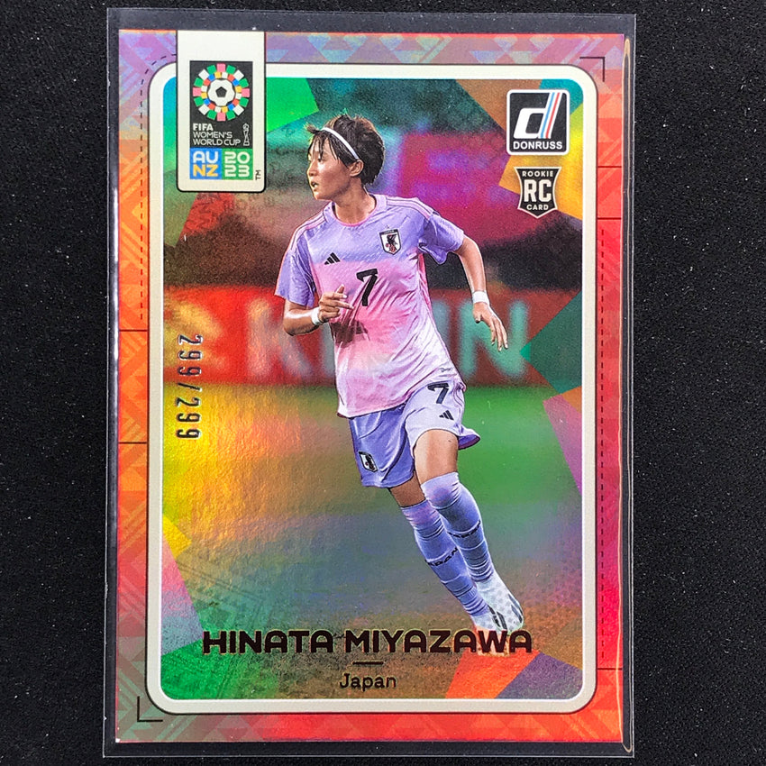 2023 Donruss Fifa Womens World Cup Hinata Miyazawa Rookie Red 299/299 No 93