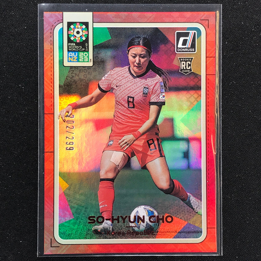 2023 Donruss Fifa Womens World Cup So-hyun Cho Rookie Red 202/299 No 102