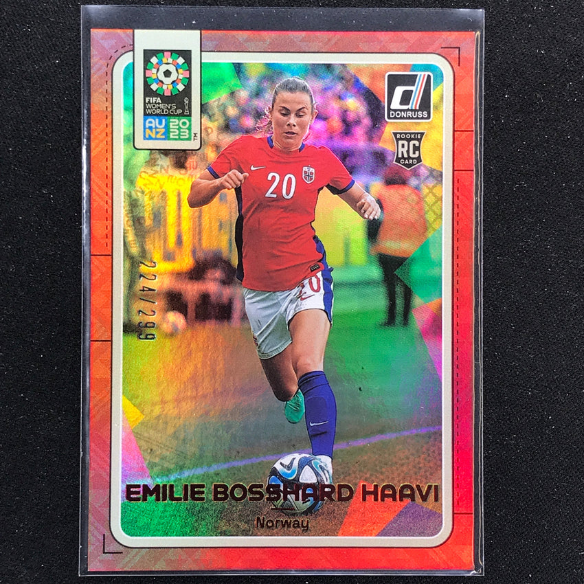 2023 Donruss Fifa Womens World Cup Cecilie Haustaker Fiskerstrand Red 224/299