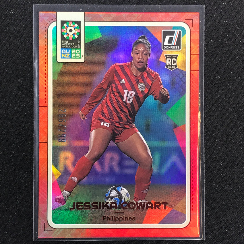 2023 Donruss Fifa Womens World Cup Jessika Cowart Rookie Red 266/299 No 140