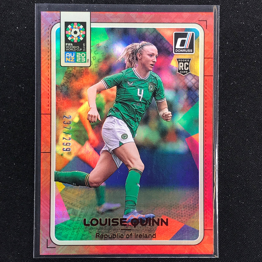 2023 Donruss Fifa Womens World Cup Louise Quinn Rookie Red 237/299 No 156