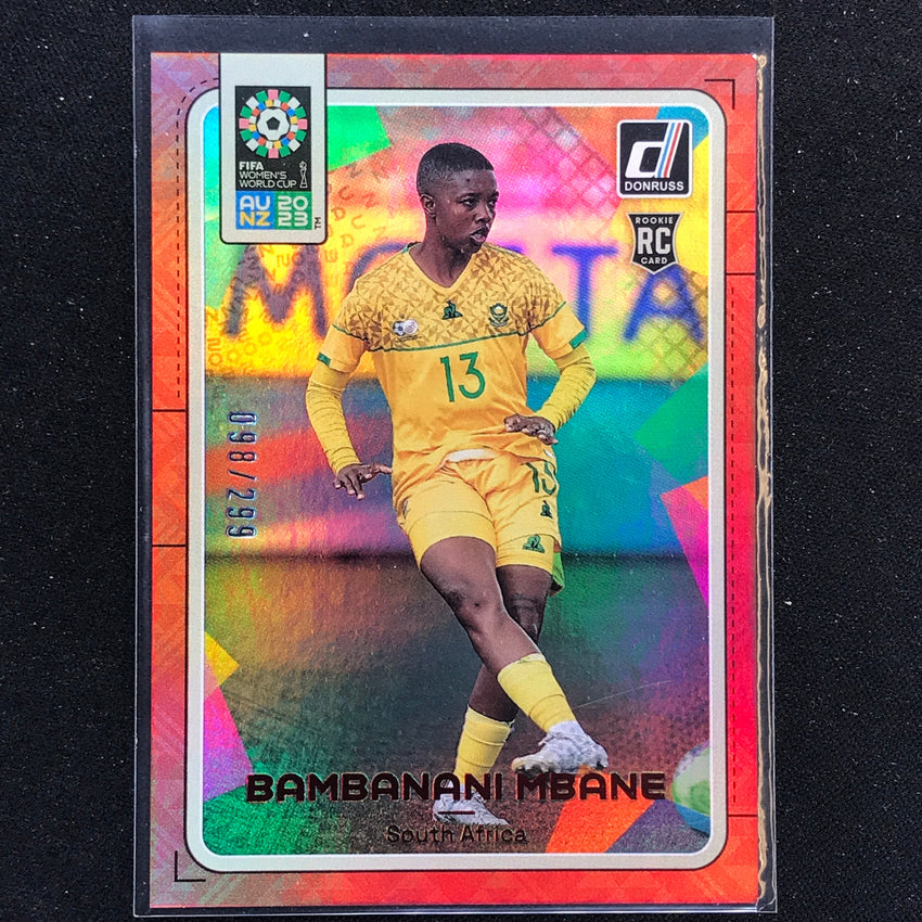 2023 Donruss Fifa Womens World Cup Bambanani Mbane Rookie Red 98/299 No 159