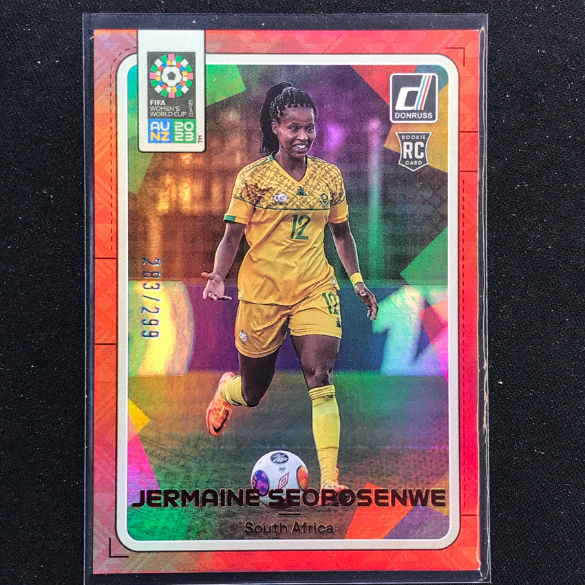 2023 Donruss Fifa Womens World Cup Jermaine Seoposenwe Rookie Red 283/299 No 160