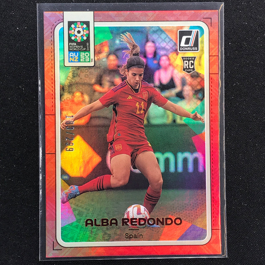 2023 Donruss Fifa Womens World Cup Alba Redondo Rookie Red 183/299 No 164