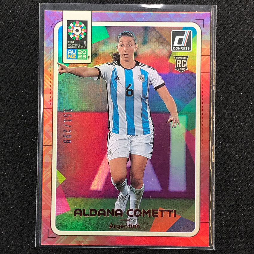 2023 Donruss Fifa Womens World Cup Aldana Cometti Rookie Red 151/299 No 1