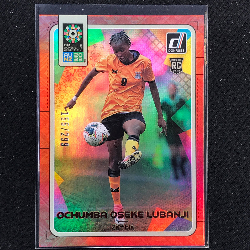2023 Donruss Fifa Womens World Cup Ochumba Oseke Lubanji Rookie Red 155/299