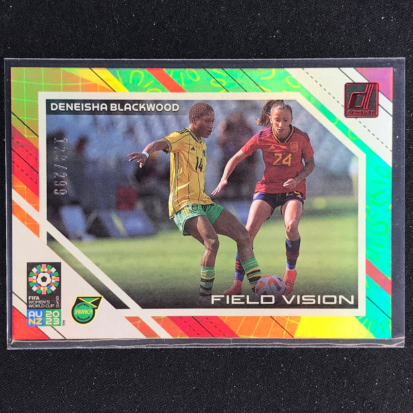 2023 Donruss Fifa Womens World Cup Deneisha Blackwood Field Vision Red 129/299