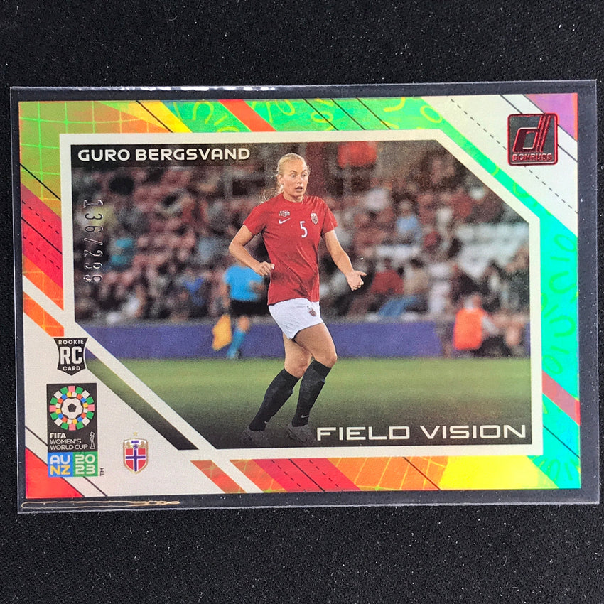 2023 Donruss Fifa Womens World Cup Guro Bergsvand Field Vision Red 136/299