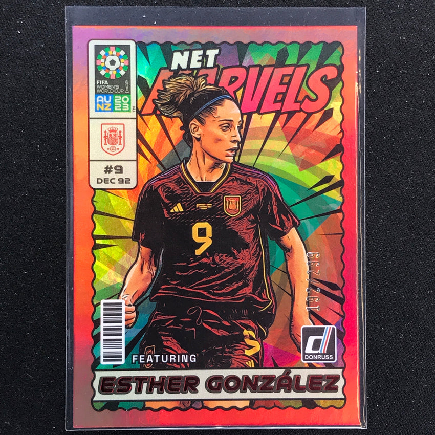 2023 Donruss Fifa Womens World Cup Esther Gonzalez Net Marvels Red 192/299