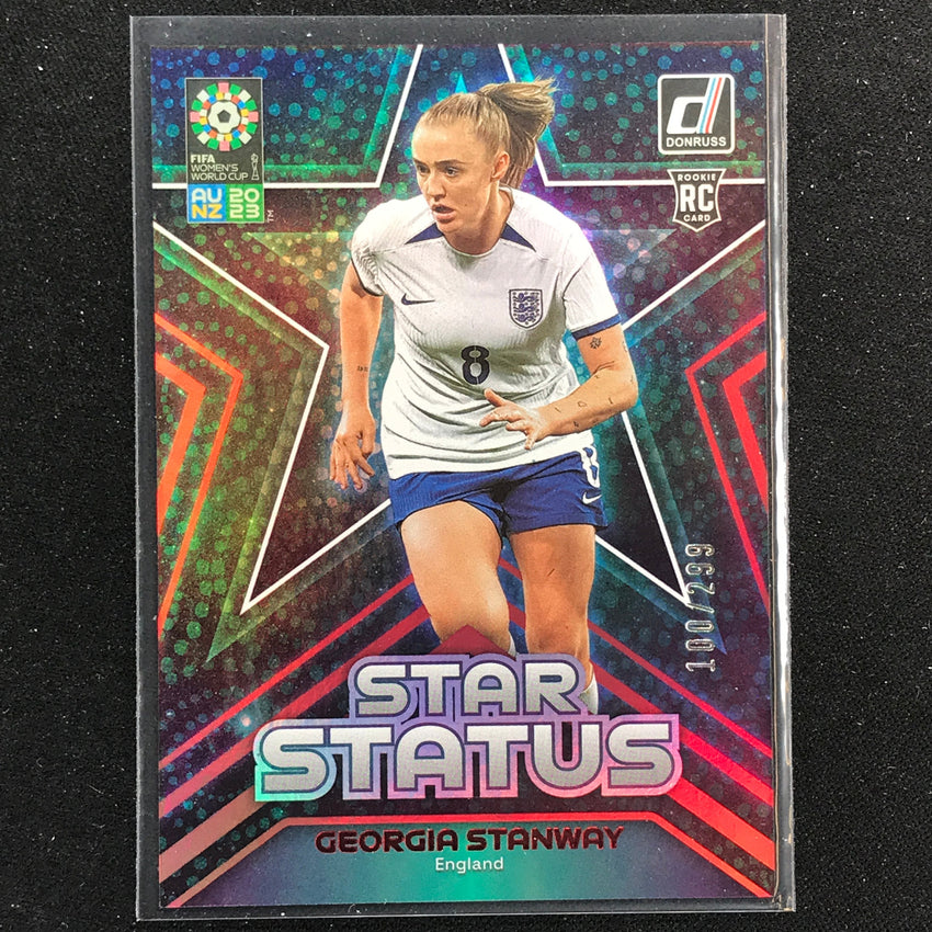 2023 Donruss Fifa Womens World Cup Georgia Stanway Star Status Red 100/299