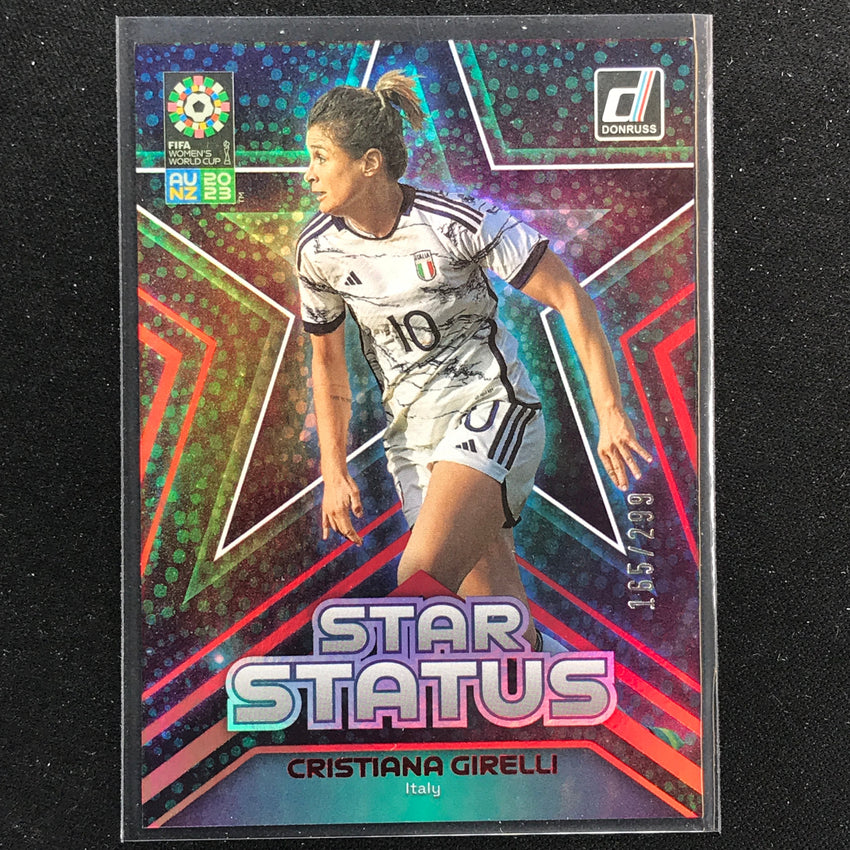 2023 Donruss Fifa Womens World Cup Cristina Girelli Star Status Red 165/299
