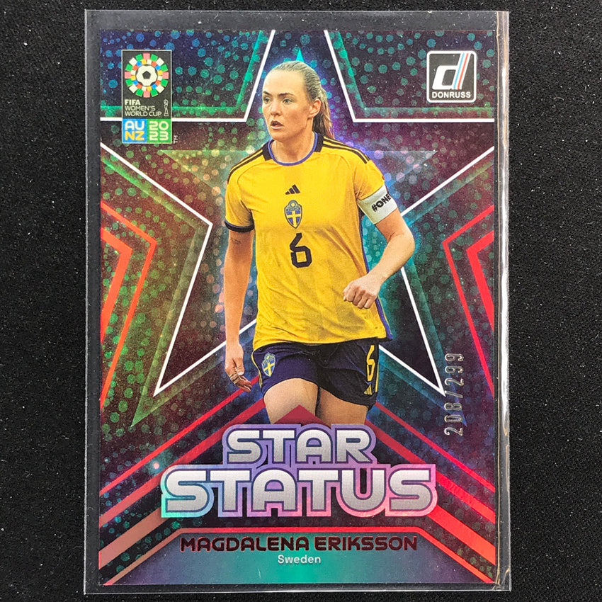 2023 Donruss Fifa Womens World Cup Magdalena Eriksson Star Status Red 208/299