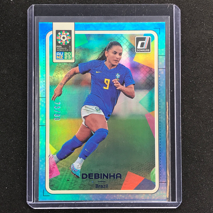 2023 Donruss Fifa Womens World Cup Debinha Blue 73/99 No 15