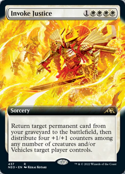 EXTENDEDInvoke Justice 437 -  Kamigawa Neon Dynasty