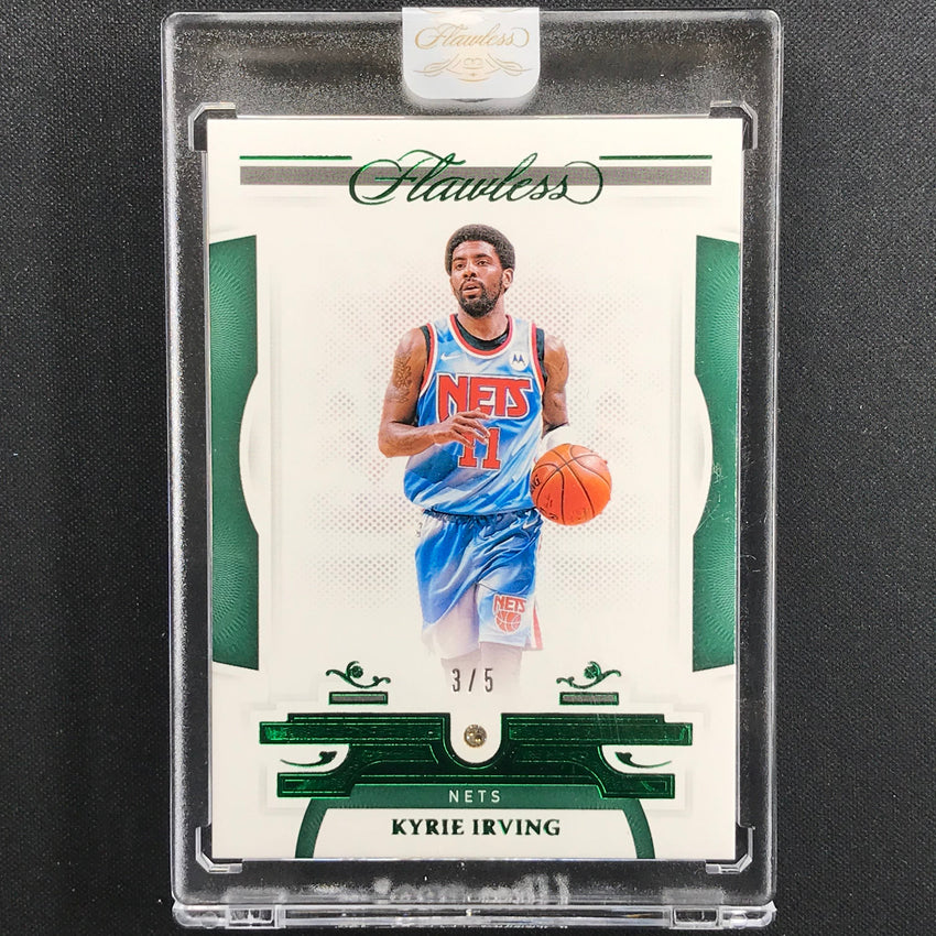 2020-21 Flawless Kyrie Irving Diamond Base Emerald 3/5 Uncirculated