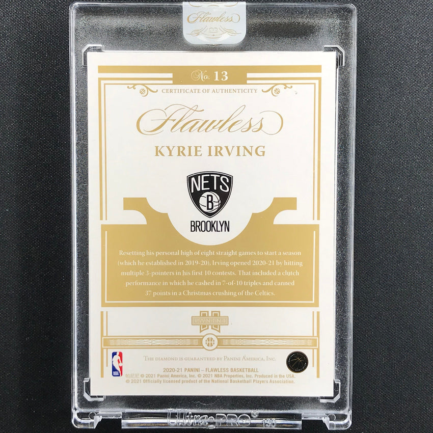 2020-21 Flawless Kyrie Irving Diamond Base Emerald 3/5 Uncirculated