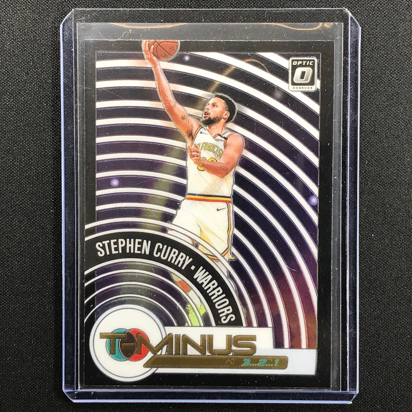 2020-21 Donruss Optic Stephen Curry T-minus 3 2 1 Base No 1