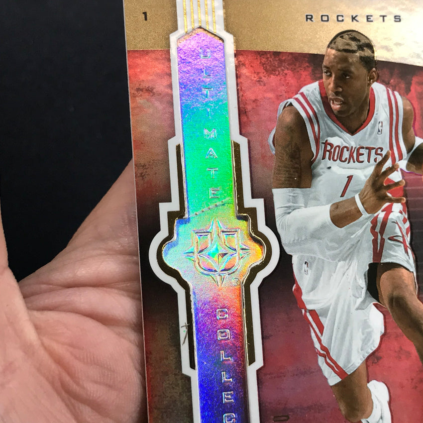 2007-08 Nba Ultimate Collection Tracy Mcgrady Gold Foil 5/10 Damaged