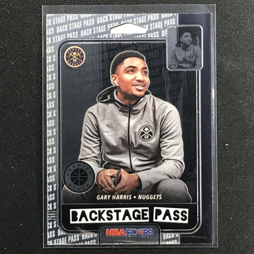 2019-20 Hoops Premium GARY HARRIS Back Stage Pass Base #10