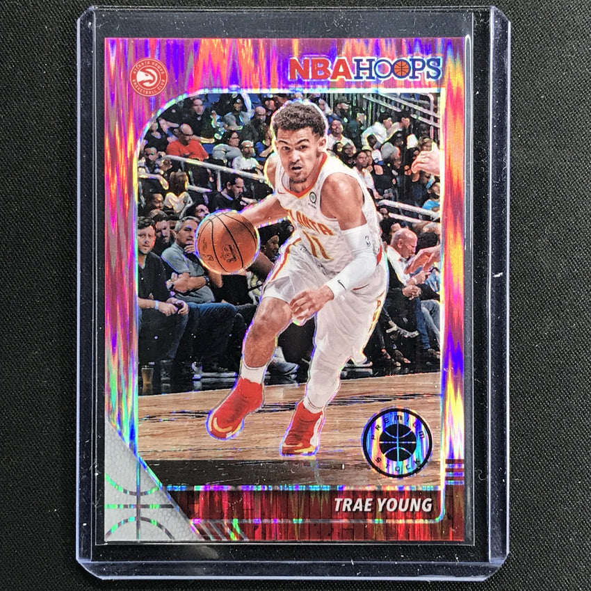 2019-20 Hoops Premium Trae Young Hybrid Flash Pink 14/25