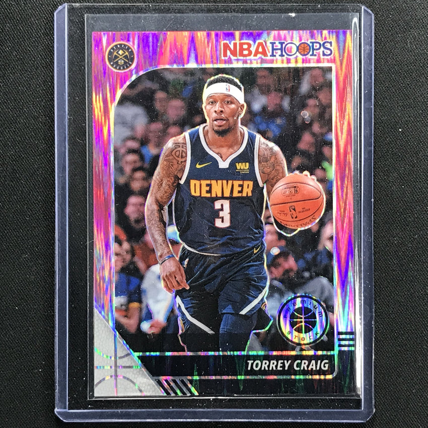 2019-20 Hoops Premium Torrey Craig Hybrid Flash Pink 5/25