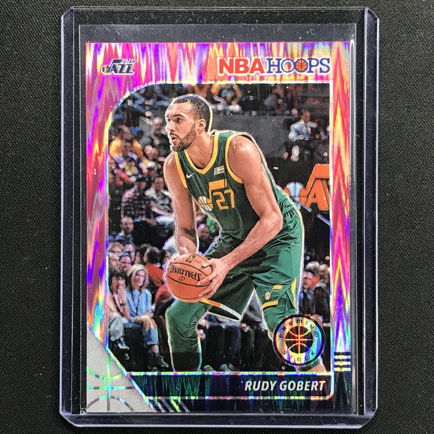 2019-20 Hoops Premium Rudy Gobert Hybrid Flash Pink 20/25