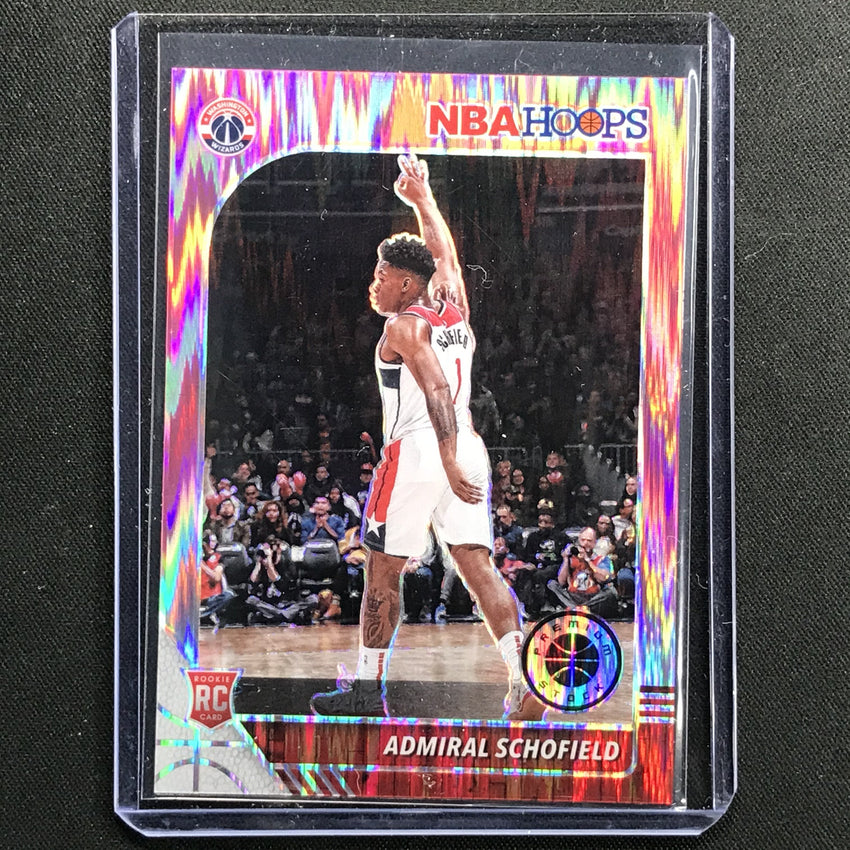 2019-20 Hoops Premium Admiral Schofield Hybrid Rookie Flash Pink 21/25