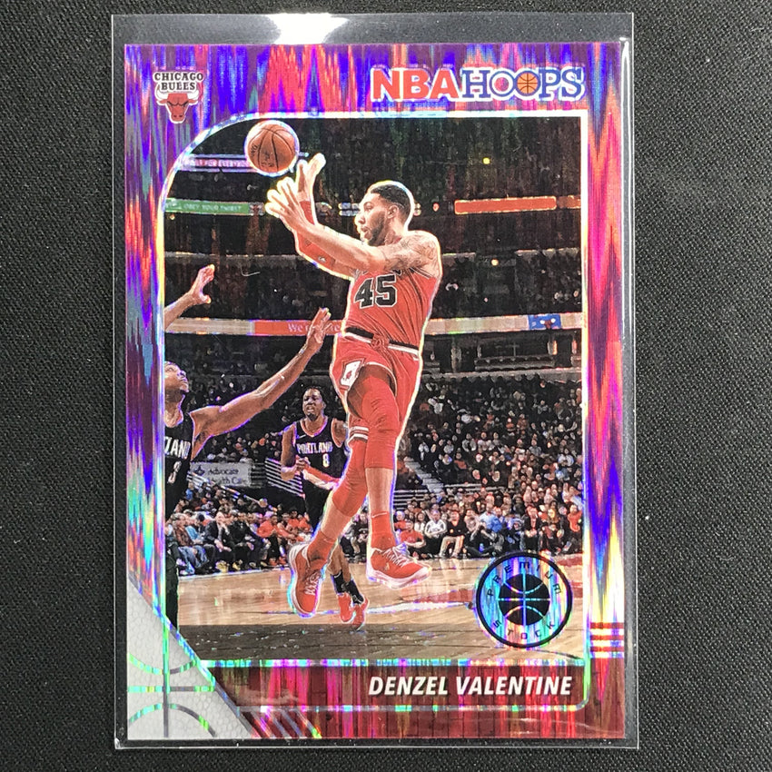 2019-20 Hoops Premium Denzel Valentine Hybrid Flash Purple 26/35