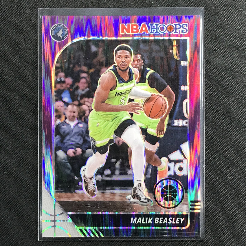 2019-20 Hoops Premium Malik Beasley Hybrid Flash Purple 25/35
