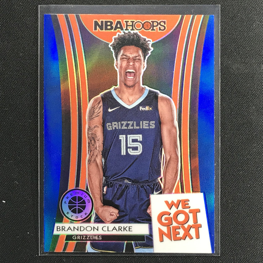 2019-20 Hoops Premium BRANDON CLARKE We Got Next Blue Prizm #4