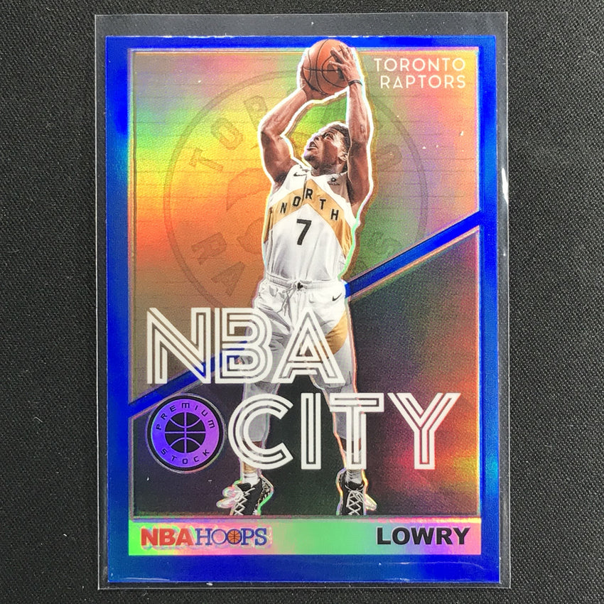2019-20 Hoops Premium KYLE LOWRY NBA City Blue Prizm #4