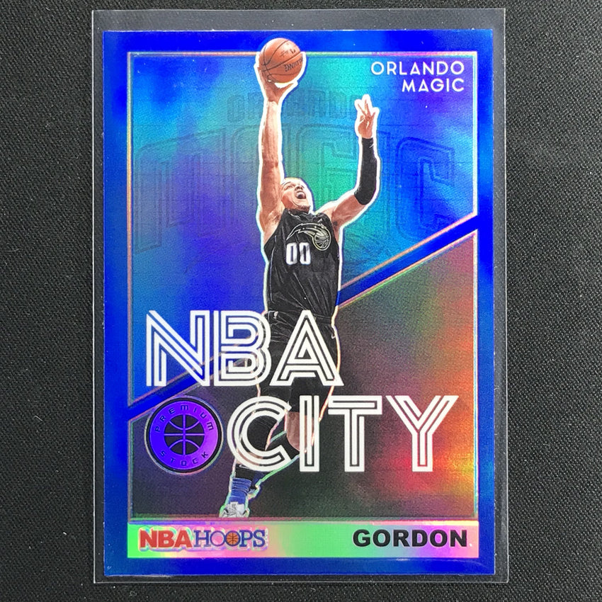 2019-20 Hoops Premium AARON GORDON NBA City Blue Prizm #21